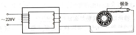 電火花處理電機軸承松動故障示意圖