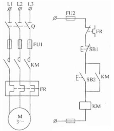 電動機(jī)自鎖電路圖